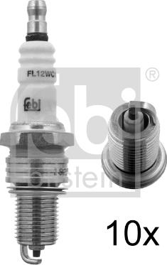 Febi Bilstein 13465 - Gyújtógyertya parts5.com