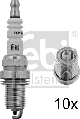 Febi Bilstein 13412 - Świeca zapłonowa parts5.com