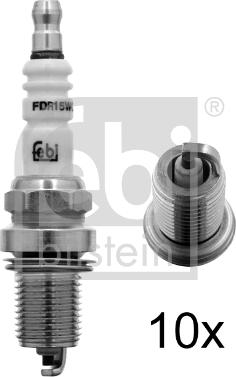 Febi Bilstein 13432 - Bujía de encendido parts5.com