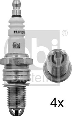 Febi Bilstein 13508 - Gyújtógyertya parts5.com