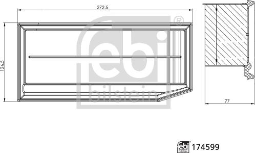 Febi Bilstein 174599 - Filtru aer parts5.com