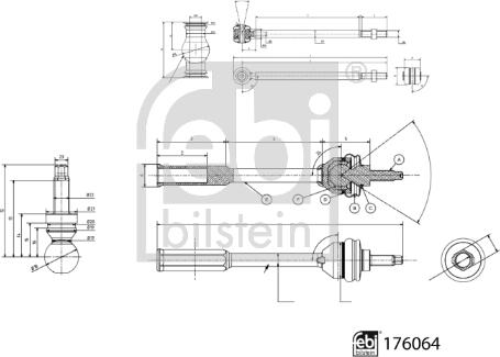 Febi Bilstein 176064 - Bara directie parts5.com