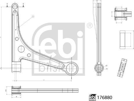 Febi Bilstein 176880 - Õõtshoob, käändmik parts5.com