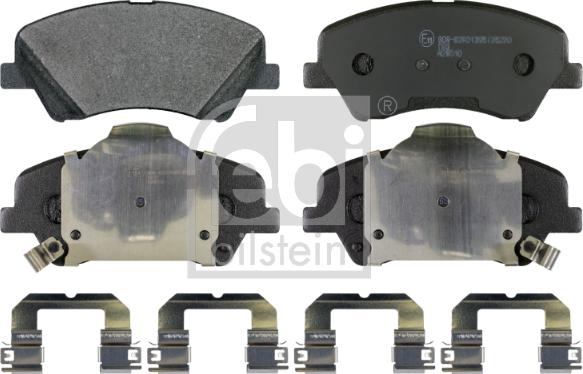 Febi Bilstein 170635 - Sada brzdových destiček, kotoučová brzda parts5.com