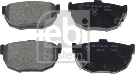 Febi Bilstein 170259 - Set placute frana,frana disc parts5.com