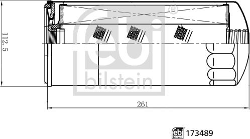 Febi Bilstein 173489 - Filtr oleju parts5.com