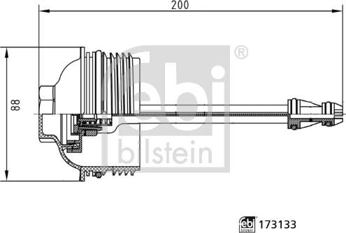 Febi Bilstein 173133 - Deckel, Ölfiltergehäuse parts5.com