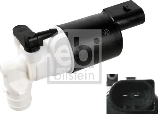 Febi Bilstein 172026 - Bomba de agua de lavado, lavado de parabrisas parts5.com