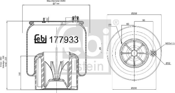 Febi Bilstein 177933 - Lõõts,õhkvedrustus parts5.com