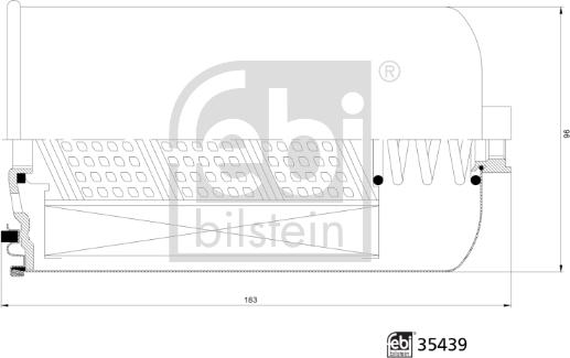 Febi Bilstein 35439 - Fuel filter parts5.com