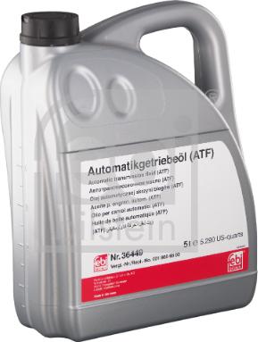 Febi Bilstein 36449 - Automaatkäigukasti õli parts5.com