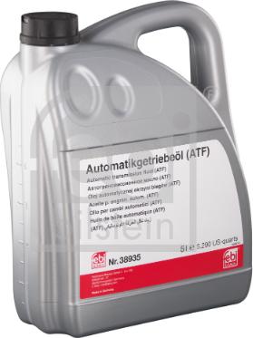 Febi Bilstein 38935 - Automatic Transmission Oil parts5.com