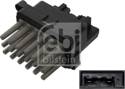 Febi Bilstein 38645 - Resistor, interior blower parts5.com