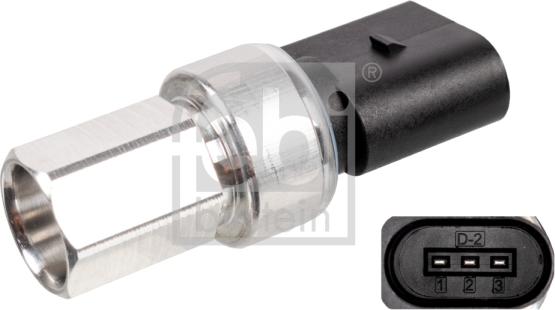 Febi Bilstein 29240 - Prekidač pritiska, klima uređaj parts5.com