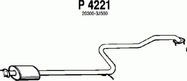 Fenno P4221 - Toba esapamet intermediara parts5.com