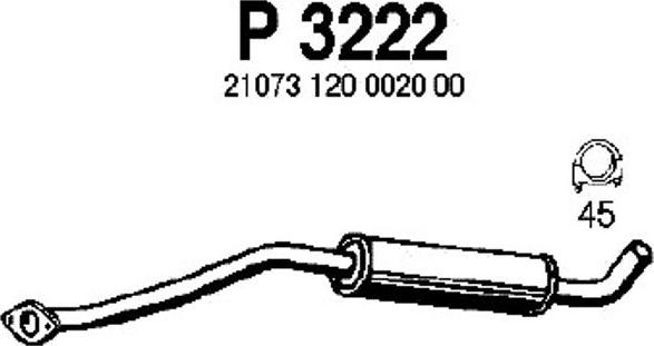 Fenno P3222 - Toba esapamet intermediara parts5.com