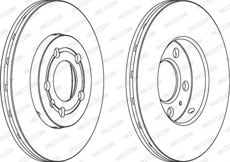 Ferodo DDF927C - Δισκόπλακα parts5.com