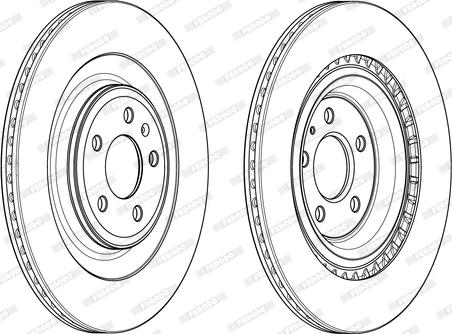 Ferodo DDF1990C - Disc frana parts5.com