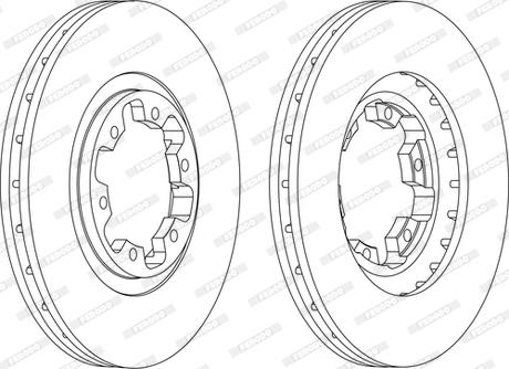 Ferodo DDF1626C - Disc frana parts5.com