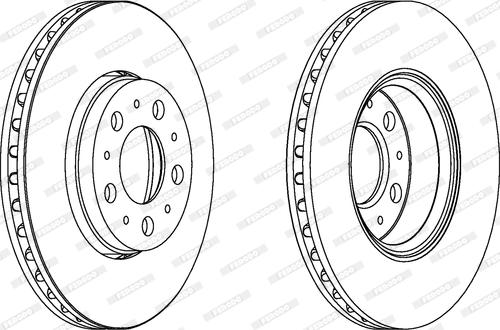 Ferodo DDF1163C - Piduriketas parts5.com