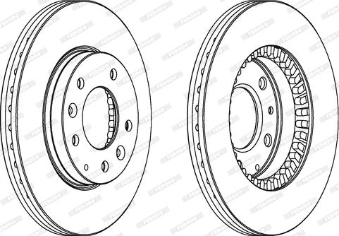 Ferodo DDF1278C - Disc frana parts5.com