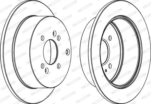 Ferodo DDF1794C-1 - Disc frana parts5.com