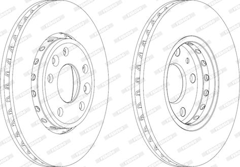 Ferodo DDF1726C - Fren diski parts5.com