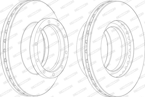 Knorr Bremse K119735 - Спирачен диск parts5.com