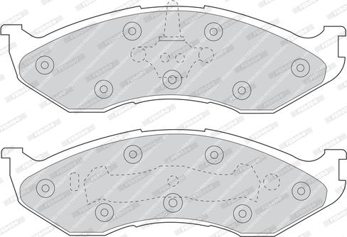 Ferodo FDB929 - Set placute frana,frana disc parts5.com