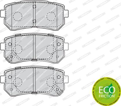 Ferodo FDB4408 - Komplet zavornih oblog, ploscne (kolutne) zavore parts5.com