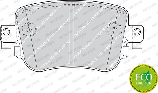 Ferodo FDB4485 - Set placute frana,frana disc parts5.com