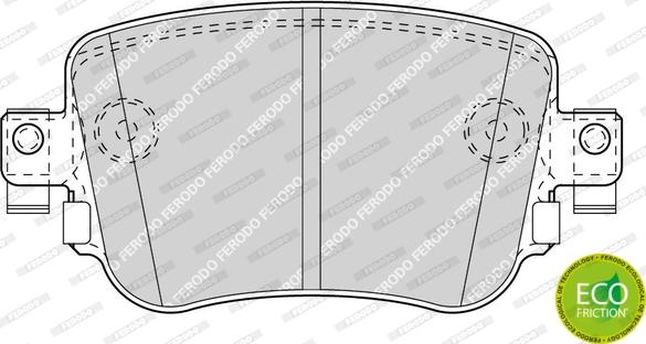 Ferodo FDB4485 - Set placute frana,frana disc parts5.com