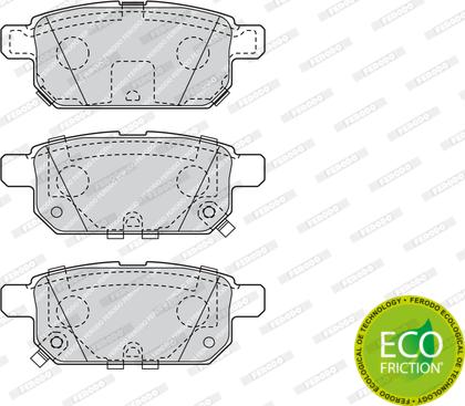 Ferodo FDB4430 - Zestaw klocków hamulcowych, hamulce tarczowe parts5.com