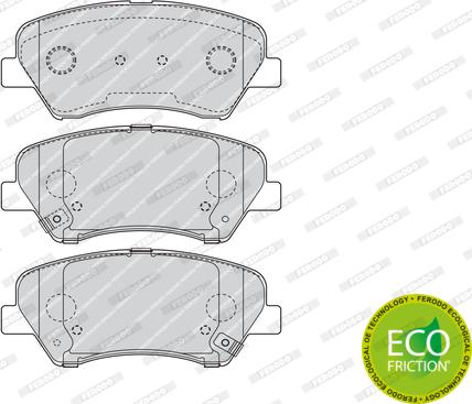 Ferodo FDB4613 - Set placute frana,frana disc parts5.com