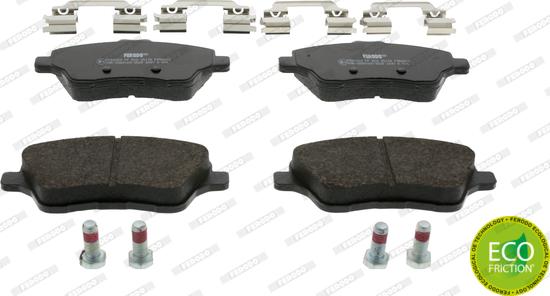 Ferodo FDB4612 - Brake Pad Set, disc brake parts5.com