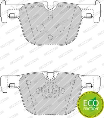 Ferodo FDB4687 - Set placute frana,frana disc parts5.com