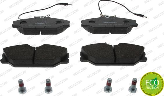 Ferodo FDB406 - Brake Pad Set, disc brake parts5.com