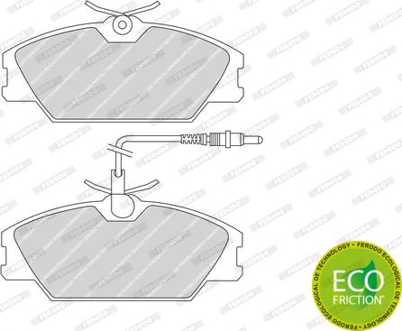 Ferodo FDB406 - Brake Pad Set, disc brake parts5.com