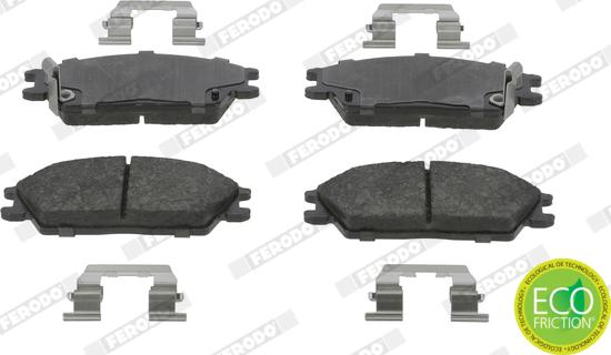 Ferodo FDB4076 - Set placute frana,frana disc parts5.com