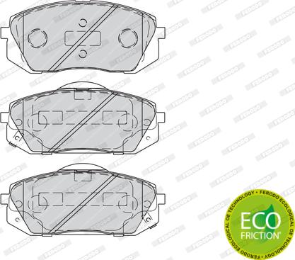 Ferodo FDB4194 - Σετ τακάκια, δισκόφρενα parts5.com