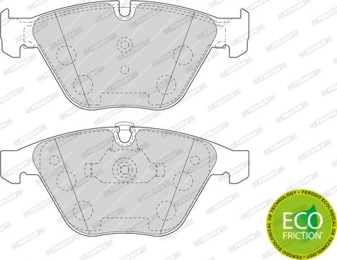 Ferodo FDB4191 - Set placute frana,frana disc parts5.com