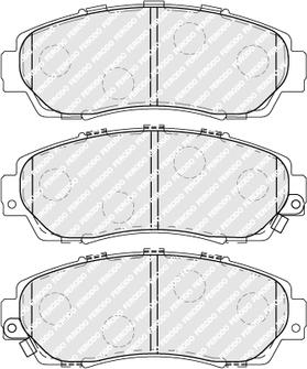 Ferodo FDB4161 - Тормозные колодки, дисковые, комплект parts5.com