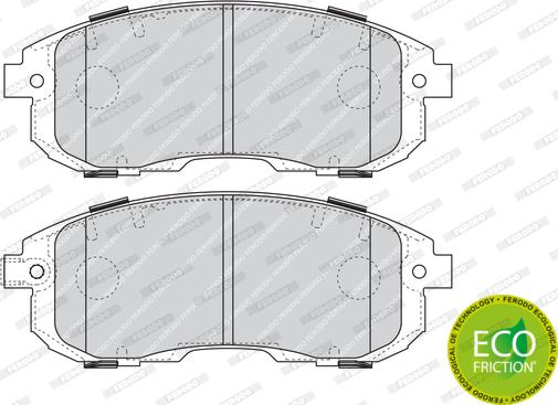 Ferodo FDB4112 - Brake Pad Set, disc brake parts5.com