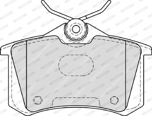 Ferodo FDB4183 - Set placute frana,frana disc parts5.com