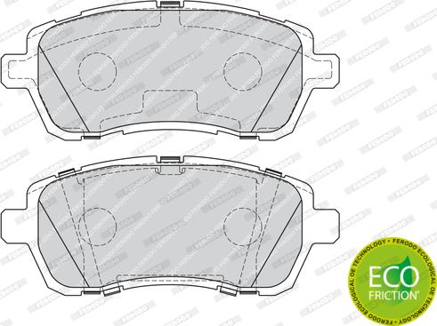 Ferodo FDB4179 - Brake Pad Set, disc brake parts5.com