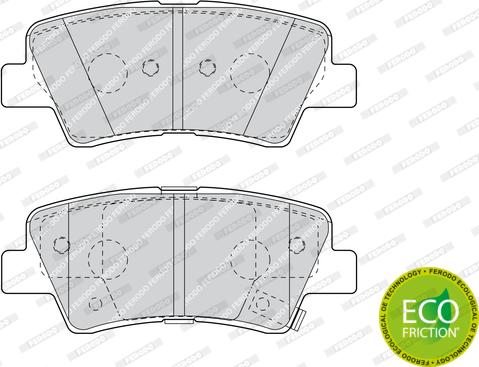 Ferodo FDB4387 - Set placute frana,frana disc parts5.com