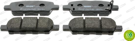 Ferodo FDB4324 - Set placute frana,frana disc parts5.com