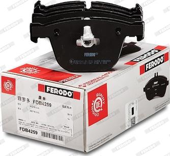 Ferodo FDB4259 - Set placute frana,frana disc parts5.com