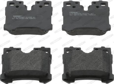 Ferodo FDB4210 - Set placute frana,frana disc parts5.com