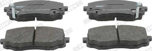 Ferodo FDB4234 - Set placute frana,frana disc parts5.com